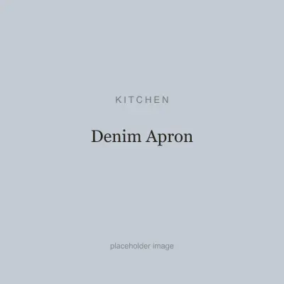 Denim Apron