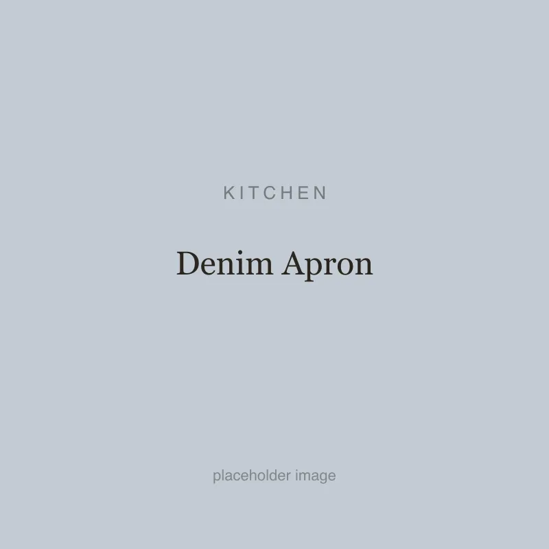 Denim Apron