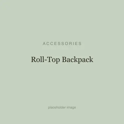 Roll-Top Backpack