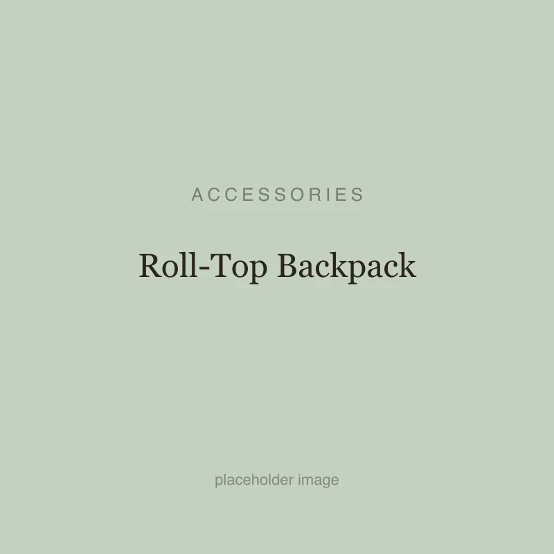 Roll-Top Backpack