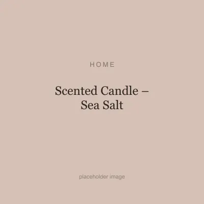 Scented Candle – Sea Salt