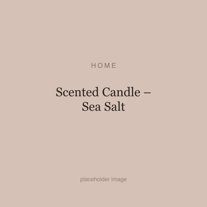 Scented Candle – Sea Salt