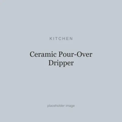 Ceramic Pour-Over Dripper