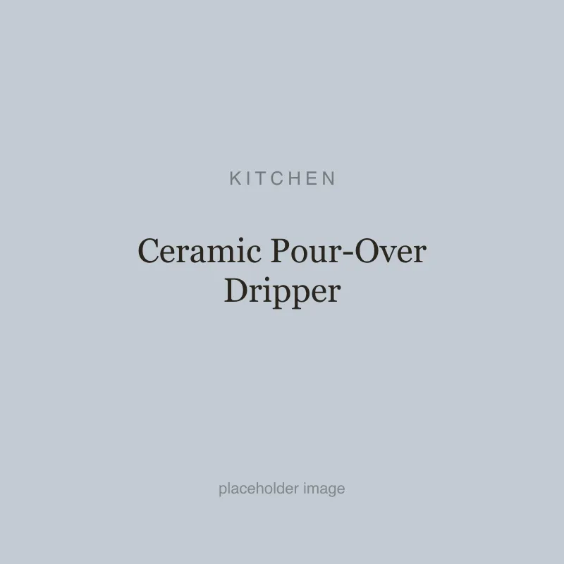 Ceramic Pour-Over Dripper