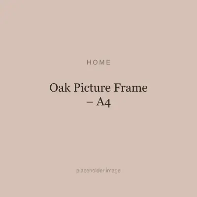 Oak Picture Frame – A4