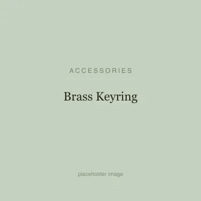 Brass Keyring