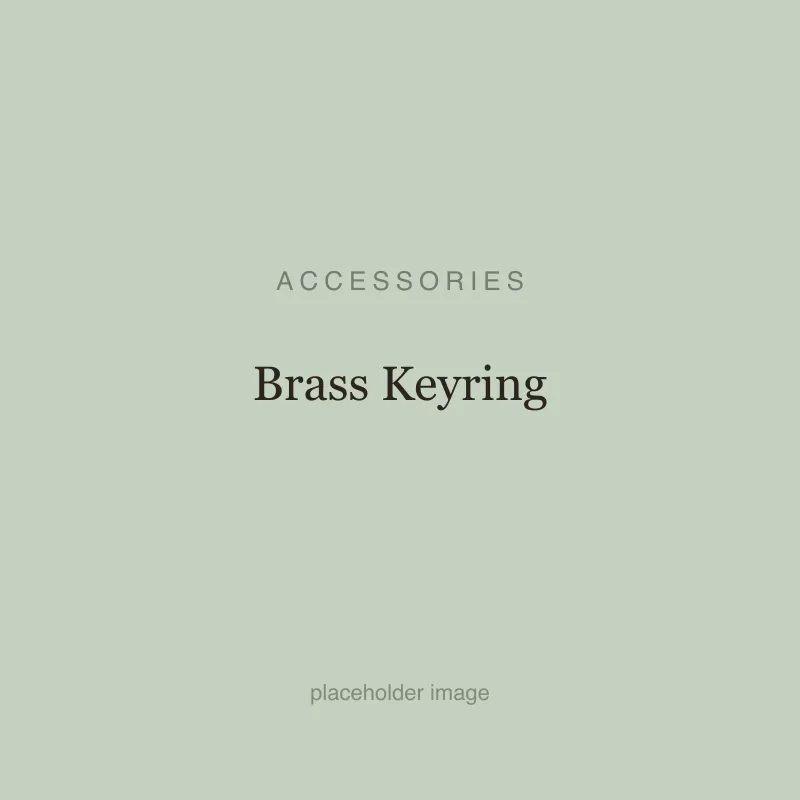 Brass Keyring