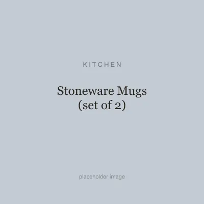 Stoneware Mugs (set of 2)
